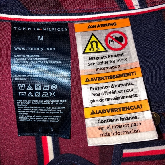 Tommy Hilfiger striped sleeveless blouse Size M - Picture 4 of 6